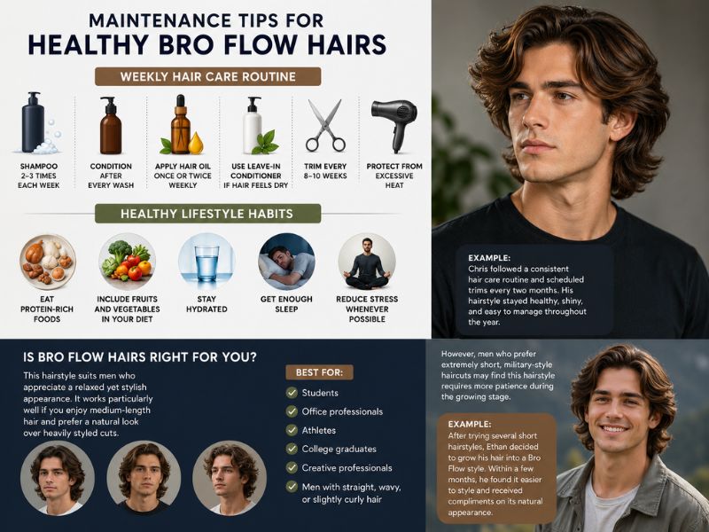 Bro Flow hair maintenance tips for men