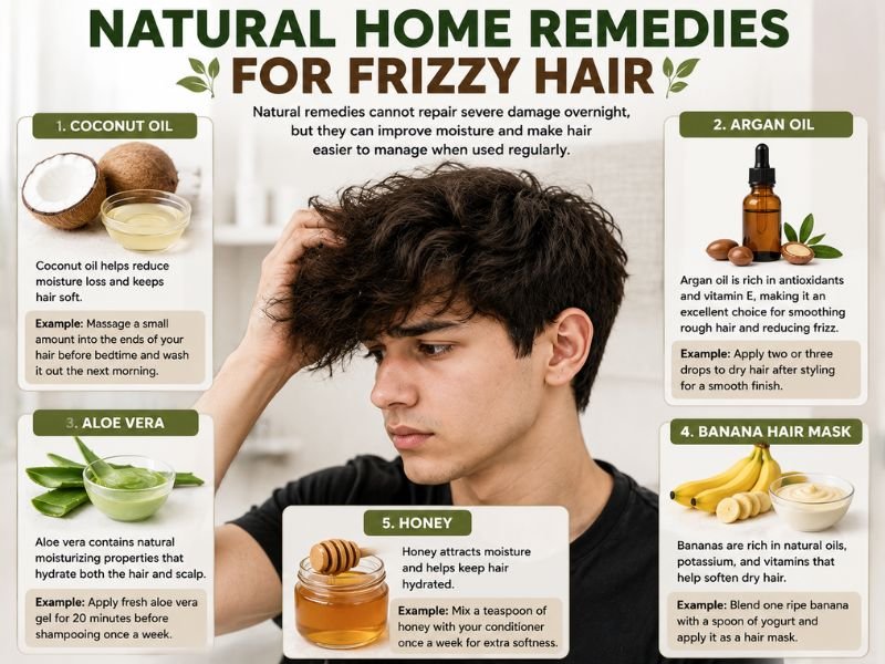natural remedies for frizzy hair