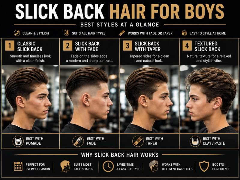 different slick back hairstyles for boys