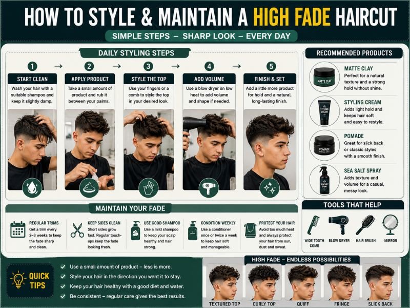 How to style and maintain a high fade