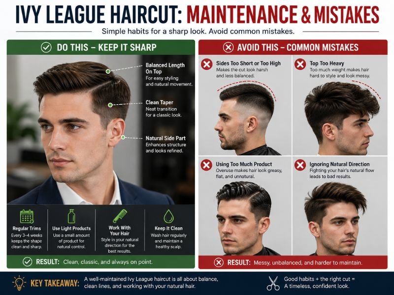 Hair care products for maintaining an Ivy League haircut