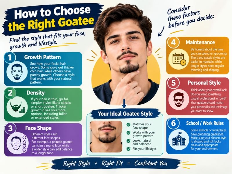 How to choose a goatee style