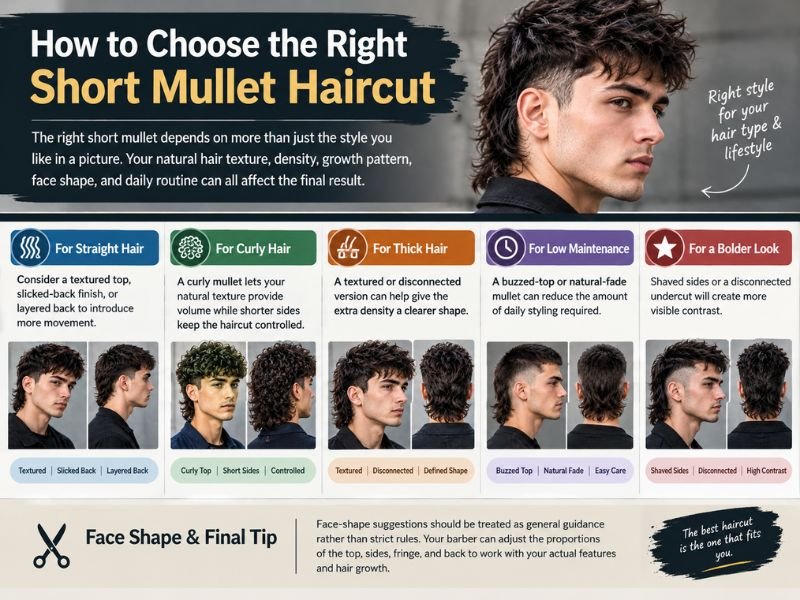 How to choose the right short mullet haircut